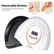 LIMEGIRL Max UV LED Lamp For Nail Dryer Manicure Nail Drying Lamp 45LEDS UV Gel Varnish With LCD Display UV Lamp For Manicure Salon