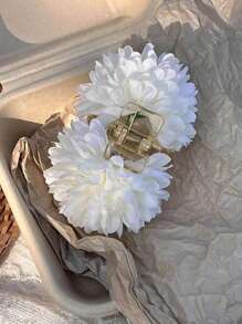 1 Pinza de pelo linda y vivaraz con flor de cactus simulada para mujeres, perfecta para atuendos diarios o como decoración para Halloween