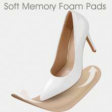 High Heel Women's Pumps, Black Sliver White Blue Heels Closed Toe, Pointed Toe 4in Stiletto Heel For Women, Comfy Memory Foam Pump Shoe, Party Wedding Work Classic Dressy Casual With Gel Insoles - 白色 - 查看 2