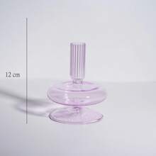 一件独特的玻璃烛台，用我们美丽的玻璃烛台点亮您的生活。手工制作，完美无瑕，这些烛台适合任何场合！、房间装饰、礼物 - 彩色 - 查看 27