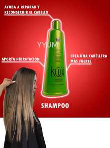 KÜÜL - Cure Me Shampoo VERDE Reparador 300 ml, Reconstructur del Cabello, con Hidratación Prolongada, para Cabello Dañado o Extra Procesado, Repara y Reconstruye, Cabello Fuerte, Sano e Hidratado - Verde - Ver 6
