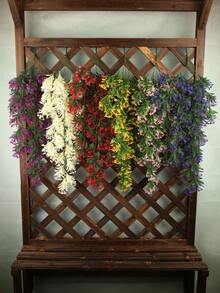 1入組人造模擬星草掛墜植物，適用於家庭、庭院、掛牆、戶外花園、婚禮、派對、花卉、場景佈局等多種用途。簡潔現代的風格。 - multicolor - 查看 1