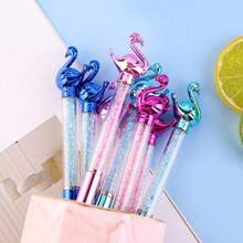 4 piezas Nuevas Pluma Bolígrafo puntos bola en forma de ave fenix a prueba de metales y boli bola giratorio creativo rotativo con cristales de swarovsky con forma de cisne - Multicolor - Ver 5