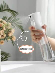 1 pieza Botella rociadora de alta presión para tónicos de tamaño de viaje, desinfectante de alcohol, solución de limpieza de cocina - transparente - Ver 4