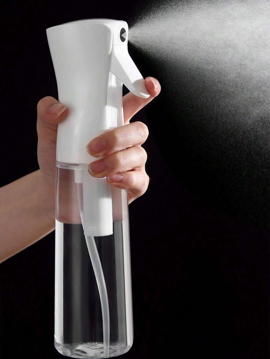 1 pieza Botella rociadora de alta presión para tónicos de tamaño de viaje, desinfectante de alcohol, solución de limpieza de cocina - transparente - Ver 1