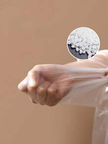 Multi-Purpose Disposable Dust Cover With Adhesive Tape – Water-Resistant Protection For Furniture During Renovation And Cleaning – Odorless, Transparent PE Film For School, Office, Household, Travel, Bag, Organizer, Storage - Clear - View 8