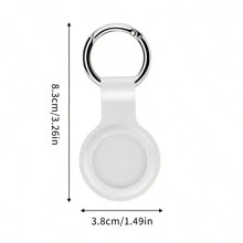 2pcs High Quality Silicone Protective Case, Suitable For AirTag Card Holder With Silicone Keychain/Chain, Compatible With AirTag GPS Item Finder Accessories, Use This Silicone AirTag Card Holder To Keep Your AirTag Holder And Discreet. - Multicolor - View 9