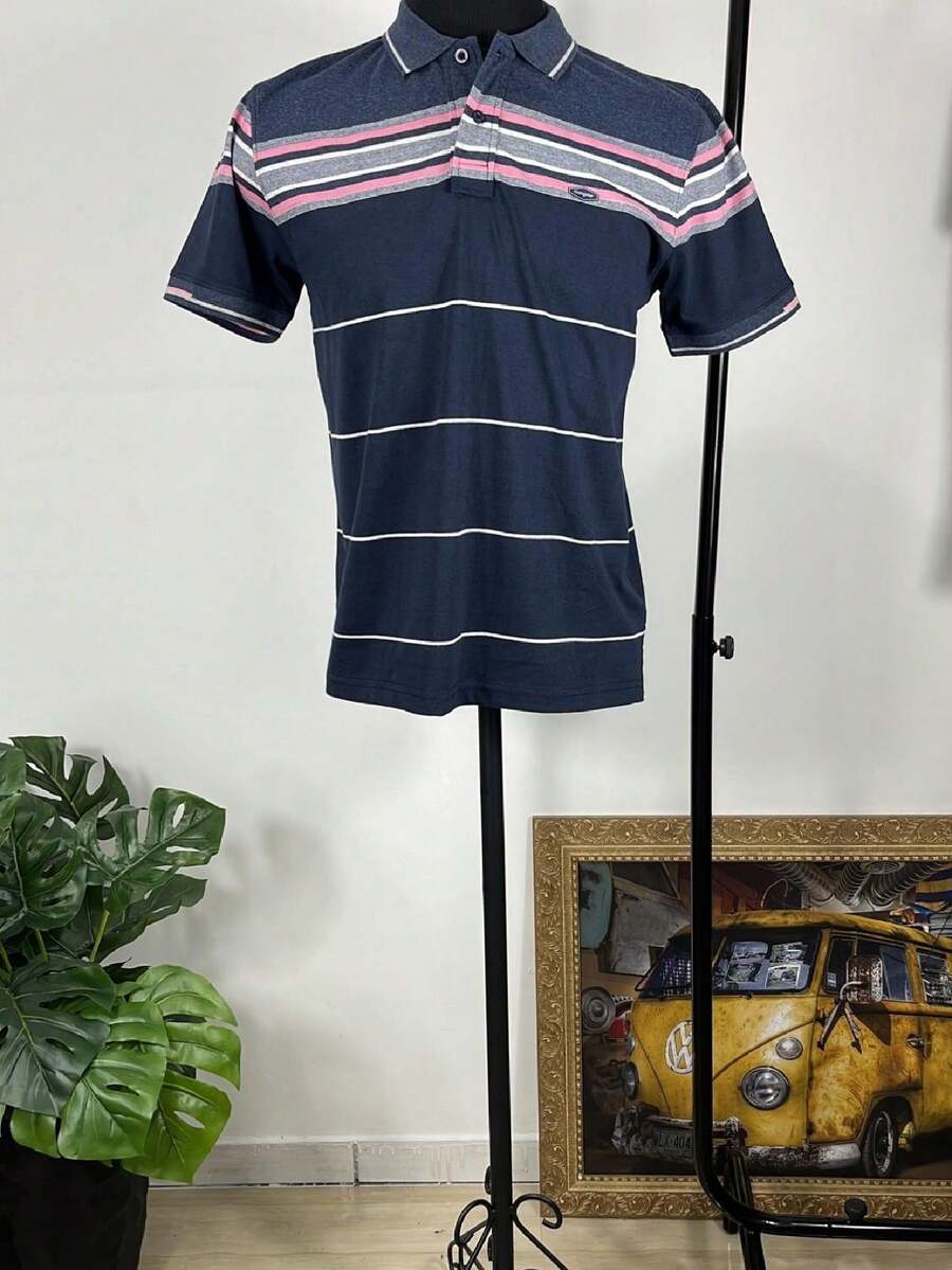 Men Polo Shirts - Màu xanh lam - Xem 1