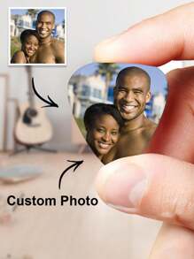 12pcs Custom Photo Guitar Pick, Custom Text Guitar Pick, Personalized Bass Guitar Accessories, Guitar Pick, Musician Gift, Guitar Pick Gift, Mother's Day Gift, Father's Day Gift, Ornamental, Exquisite, Stylish, Adorable, Colorful, Cute, Funny, Custom, Personalized, Customized, Unique, Ideal Gifts For Her, Ideal Gifts For Him, For Anniversaries, For Birthdays,Customized Musical Instruments & Accessories,Easy Comfort