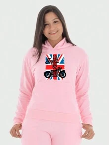 Women Sweatshirts - Hồng - Xem 1