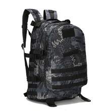 Durable Outdoor School Backpack For 4 Persons - Black and White - View 2