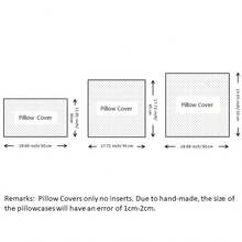 2 Pcs Boho Decorative Throw Pillow Covers With Horizontal And Vertical Stripes,Simple Light Luxury Velvet Pillowcases,Sofa Car Cushion Covers,For Home Decor,Room Decor,Bedroom Decor,Living Room Decor,No Pillow Insert - White - View 6