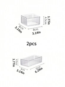 6 pièces/set Boîte de rangement de maquillage pour tiroir, Tiroir de commode transparent, Organisateur de pinceaux de maquillage, Coffret à bijoux multicompartiments avec système anti-chute, Décoration de chambre exquise, Décoration d'intérieur, Décoration d'automne, Décoration de chambre, Soleil, Voyage, Cool