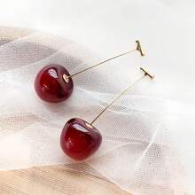 2pcs Mini Creative Red Wine Bottle Earrings Women Fun Food Jewelry For Wine Lovers Gift