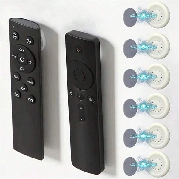 2pcs/Set Powerful Magnetic Hooks, Wall Hanging Magnetic Holder For Remote Controller, Refrigerator Sticker, Home Storage Organizer Hooks (Please Refer To The Installation Instructions And Applicable Sticking Locations As Shown In The Images Below)