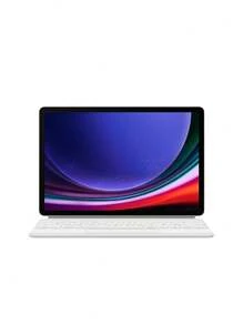 阿拉伯语键盘保护套适用于 Galaxy Tab S10+ S9 FE+ Plus S8+ S7 FE Plus S9+ S8+12.4 英寸 S9 FE S10 FE 10.9 S8 S7 11 英寸平板电脑键盘保护套磁性背光触控板白色 - 白色-阿拉伯語 - 查看 5