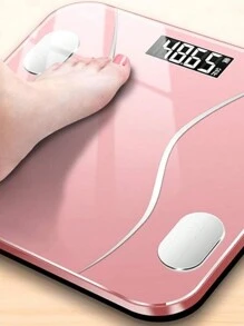 Bascula Corporal Digital Inteligente Electrónica Bluetooth Indicador De Grasa Corporal - Rosa - Ver 3