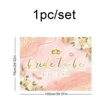 BRIDE TO BE Party Decoration Set For Bachelorette Party, 1 Set With 1 Piece - Multicolor - View 8