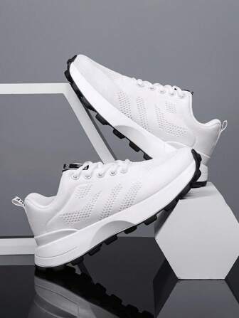Youth Breathable Fashion Sneakers, Casual Shoes, Shoes, Platform Chunky Sneakers, Running Shoes