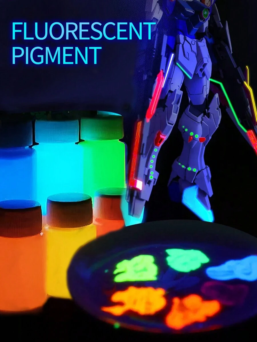 1pc 20g Waterproof Luminous Pigment Water-Based Paint Night Reflection Coating Suitable For Painting, Graffiti, Warning Sign Back To School