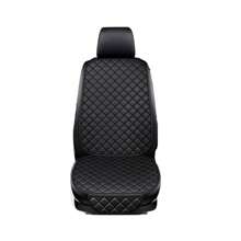 2 pièces Coussin de siège de voiture universel confortable Coussin de siège avant de voiture universel toutes saisons Étoile Broderie Siège simple avant avec dossier antidérapant (1 siège avant + 1 dossier )