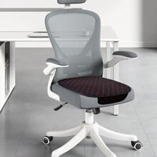 2 pièces Coussin de siège de voiture universel confortable Coussin de siège avant de voiture universel toutes saisons Étoile Broderie Siège simple avant avec dossier antidérapant (1 siège avant + 1 dossier )