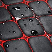 2 pièces Coussin de siège de voiture universel confortable Coussin de siège avant de voiture universel toutes saisons Étoile Broderie Siège simple avant avec dossier antidérapant (1 siège avant + 1 dossier )