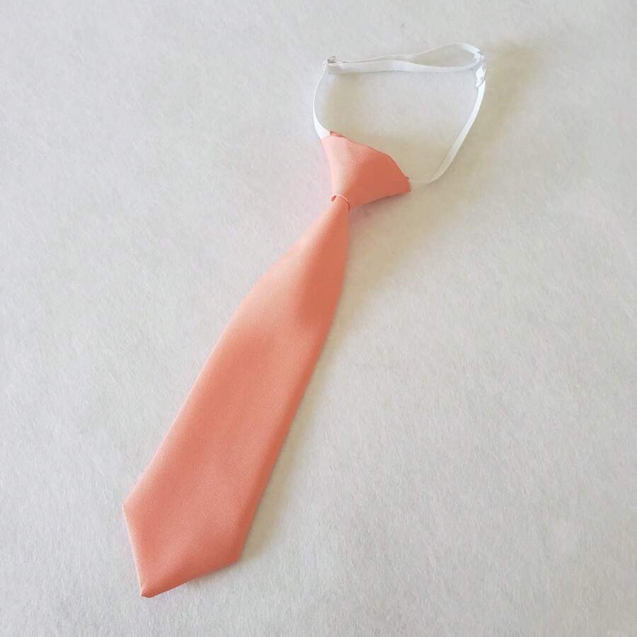 Kids Scarves - 珊瑚粉 - 查看 1