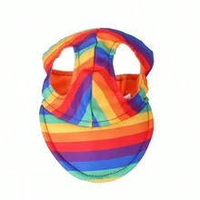 Pet Dog And Cat Sun Cap Baseball Hat Anti-UV Breathable Hat, Rainbow Cap Decorative Hat For Cat And Dog When Going Out - Multicolor - View 9
