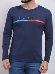Men T-Shirts - Màu xanh hải quân - Xem 6