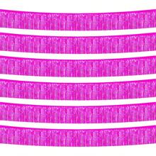 10Ft Metal Foil Tassel Banner, Metal Tassel Curtain Wall Hanging Background Tinsel Drapes Skirting Decor, Suitable For Decorating Parade Floats, Single Party, Weddings, Birthdays, Halloween, Easter Day, Party Decorations, Back To School Valentine Day