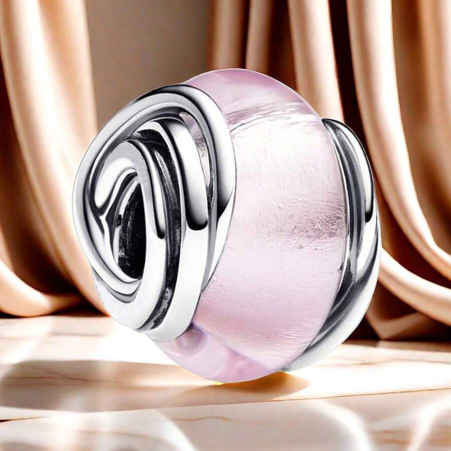 Chất Liệu Bạc 925 Tối Giản Ngách Thiết Kế Cao Cấp Mặt Dây Chuyền Cặp Đôi Phụ Kiện Trang Sức Rỗng Ra Vòng Cổ Mặt Dây Đơn Giản Và Thời Trang - Bạc - Xem 1