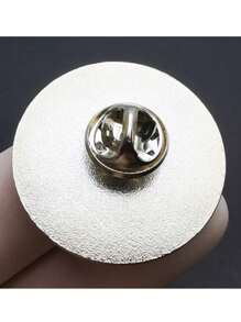 沖茶，不發動戰爭，以以利亞的力量為叔叔量身定制的搪瓷徽章 - 綠色 - 查看 4