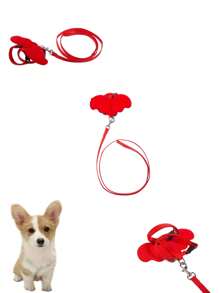 Pet Cat Dog Angel Wing Shaped Traction Rope Vest Harness Nylon Strap