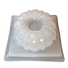 Molde Para Gelatina En Forma De Rosca. Material resistente y reutilizables. Desmolda rápidamente - Blanco - Ver 2