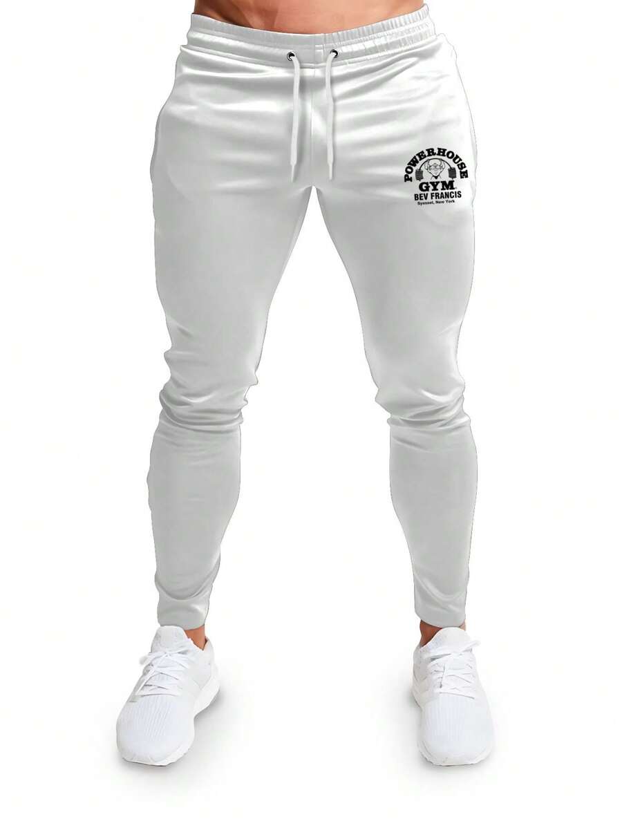 Men Sweatpants - White - View 1