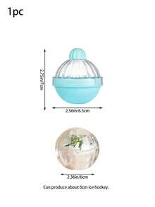 1pc Ice Hockey Mold With Ice Box Cactus Shaped Frozen Ice Tray For Whiskey Cocktail Home Bar Ice Making Tool. - Multicolor - View 15