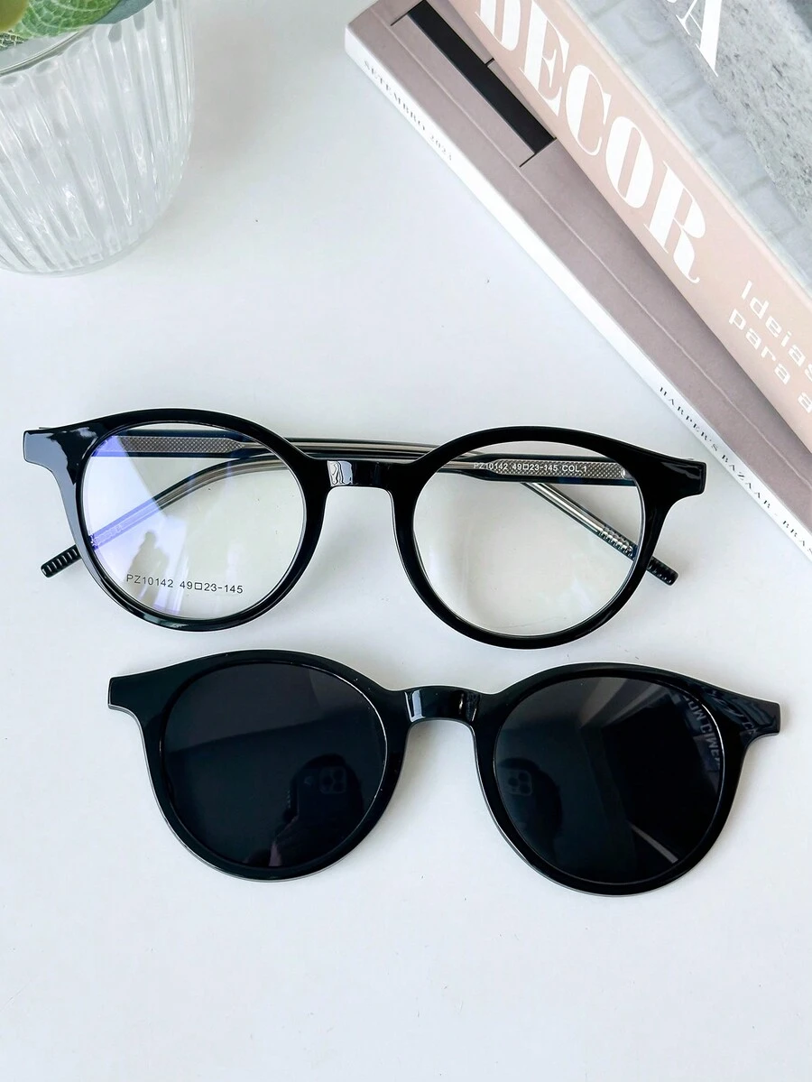 Women Fashion Glasses - 黑色 - 查看 1