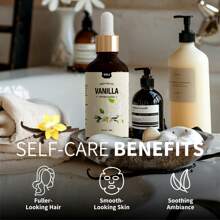Vanilla Essential Oil/Plant Extraction By Distillation/50Ml With Dropper/For Use In Aromatherapy And Humidifiers/For Making Perfumes, Soaps, Candles/Massage And Home Care Purposes/Suitable For Skin And Hair/Use In Offices, Bedrooms, Meditation, Yoga And Travel