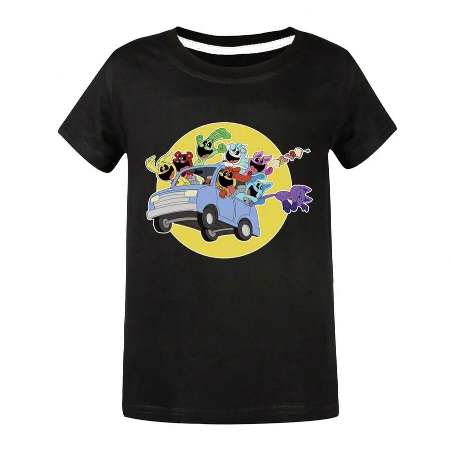 Young Boys T-Shirts - 黑色 - 查看 1