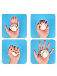 4pcs Randomly Simulated 5cm Foot Basketball Net Foam Sponge Ball For Decompression And Stress Relief Squeezing. - Multicolor - View 5