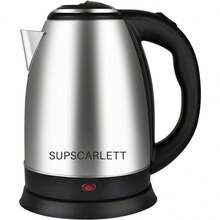 2 Liter Cordless Stainless Steel Electric Water Heater With Auto Shut-Off - Silver - View 2