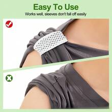 4pcs Basketball/Softball Jersey Sleeve Straps, Hook And Loop Sleeves Ties For Clothes/Shoulder/Sleeves, Sports Shirt Shoulder Straps - Black and White - View 3