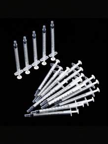 24pcs,1ml Plastic Syringes Without Needles, Non Medical. Used For Feeding Small Animals And Pets. Scientific Laboratory Measurement Syringes, Samplers, And Injector Tools. Reusable,Large Syringe,Water Syringe,Syringes Without Needle,Food Syringe - Multicolor - View 8