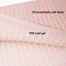 Đệm ghế ô tô thoáng khí đa năng, Đệm ngồi dạng gel giảm áp lực mát mẻ, Đệm gel tổ ong trên ô tô mùa hè - Hồng - Xem 5