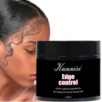 24小時強力定型光澤順滑蓖麻油植物膠，不掉屑不油膩邊緣控制髮膠