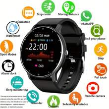 A Unisex Black Silicon Strap 1.28 Inch High Definition Touch Screen Multifunctional Digital Sports Watch With Various Sport Modes, Music Control, Photograph Control, Social Media Notification, Suitable For Gift, Sports, School, Etc. Best Choice For Gifts.,As A Father's Day Gift As A Gift For Students Returning To School