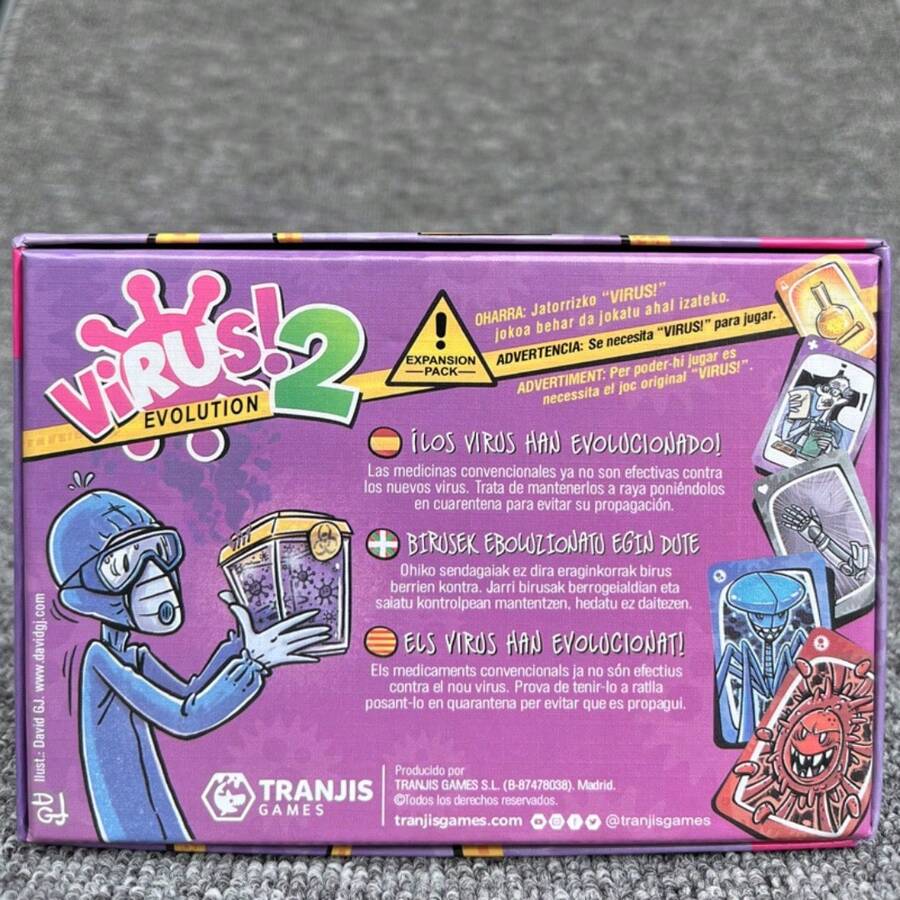 Virus Card Game The Contagiously Fun Card Game Spanish Version Virus