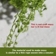 1pack DIY Artificial Moss For Home And Garden Decor - 1.05 Oz Simulation Moss Grass For Potted Plants, Terrariums, Wall Decor, Centerpieces, Fairy Gardens, Weddings, And Floral Projects