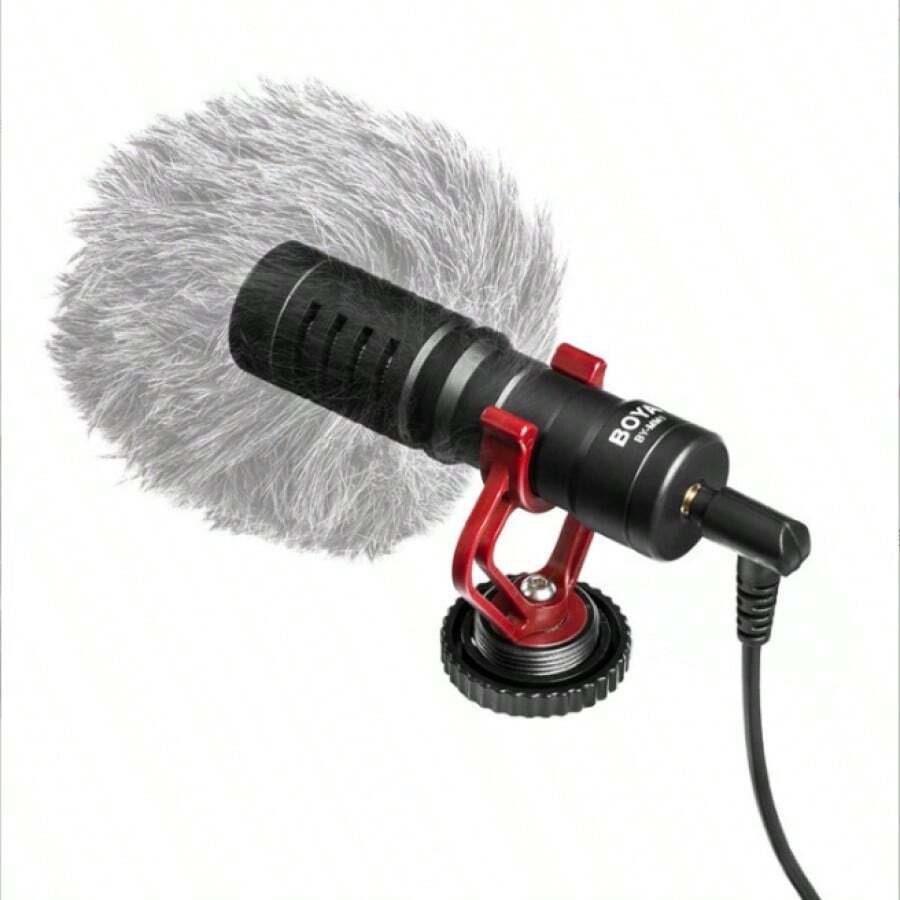 Microfone Condensador Cardioide para Vídeos com Qualidade Profissional Capture o Som Perfeito